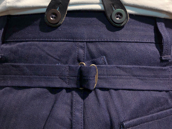 ナイジェルケーボン(NIGEL CABOURN)の40's ネイビーデッキパンツ