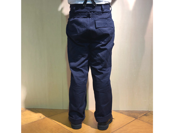 40'S NAVY DECK PANT - HERRINGBONE / 40's ネイビーデッキパンツ - ヘリンボーン [2021春夏]