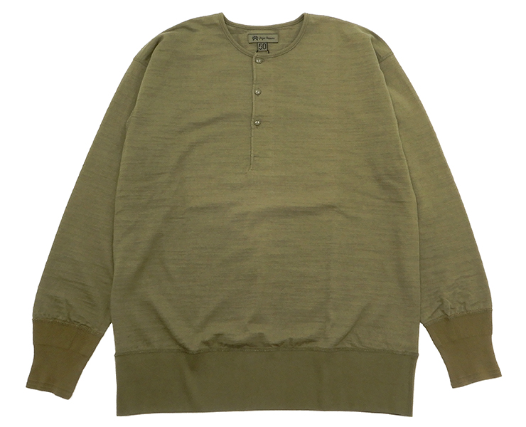 ナイジェルケーボン(NIGEL CABOURN)の50'Sヘンリーネックシャツ