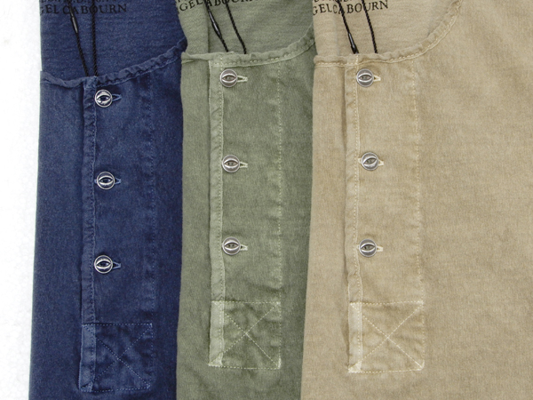 ナイジェルケーボン(NIGEL CABOURN)の50'Sヘンリーネックシャツ