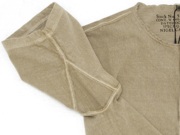 ナイジェルケーボン(NIGEL CABOURN)の50'Sヘンリーネックシャツ