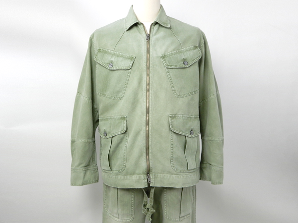 ナイジェルケーボン(NIGEL CABOURN)のミックスレースジャケット - キャンバス+ヘリンボーン
