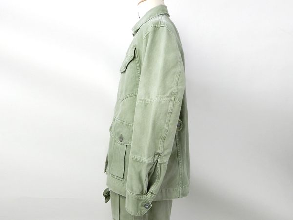ナイジェルケーボン(NIGEL CABOURN)のミックスレースジャケット - キャンバス+ヘリンボーン