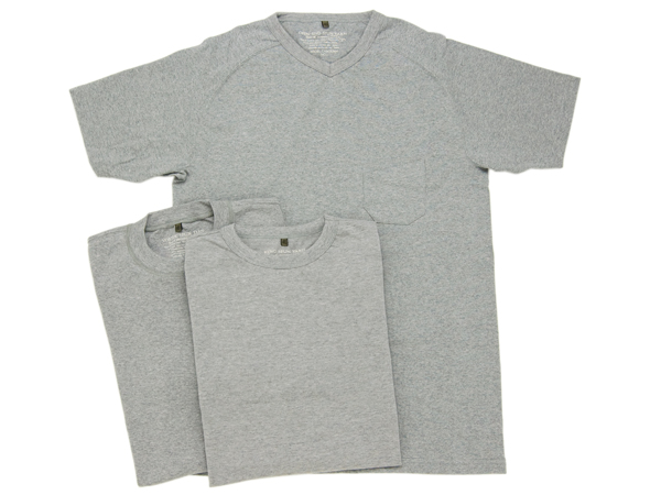 ナイジェルケーボン(NIGEL CABOURN)の3パックジムTシャツ