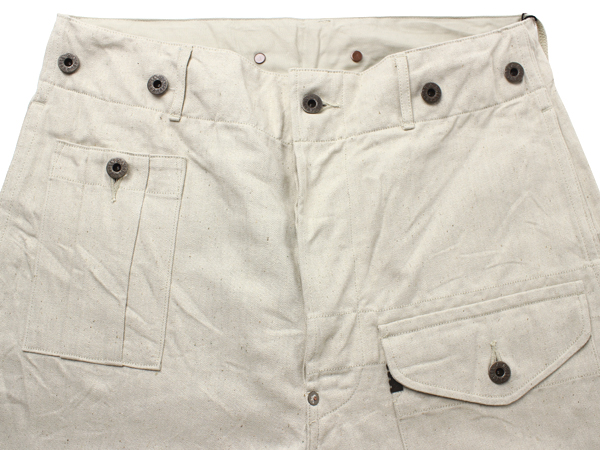 ナイジェルケーボン(NIGEL CABOURN)のバトルドレスパンツ-コットン/リネンデニム
