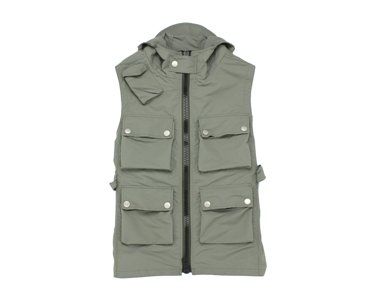 ナイジェルケーボン(NIGEL CABOURN)のフーデッド マルチポケット ベスト