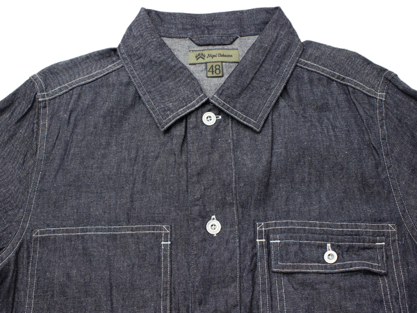 【美品】Nigel Cabourn ナイジェル・ケーボン ワークシャツ 50