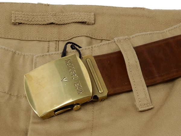ナイジェルケーボン(NIGEL CABOURN)のオフィサーズレザーベルト